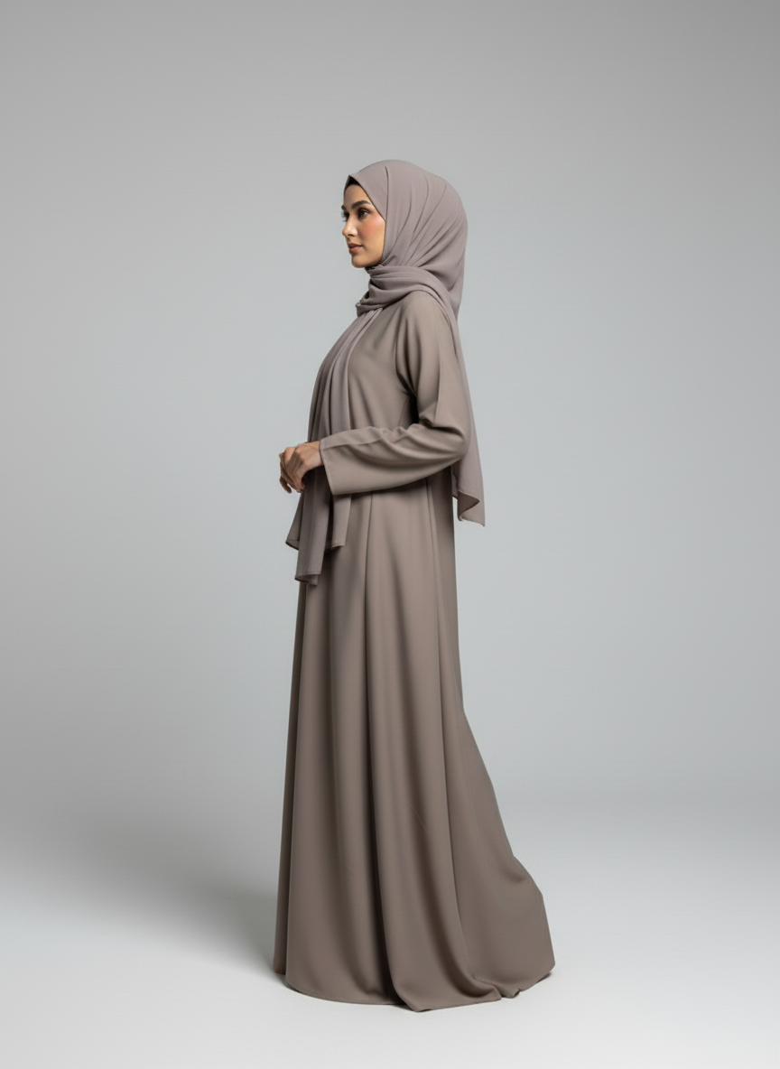 Beige Pullover Abaya