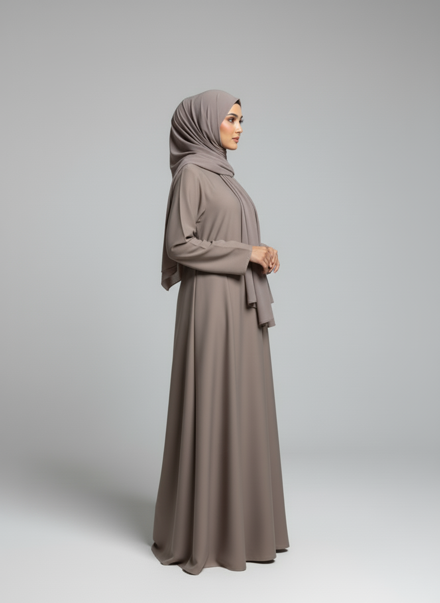 Beige Pullover Abaya