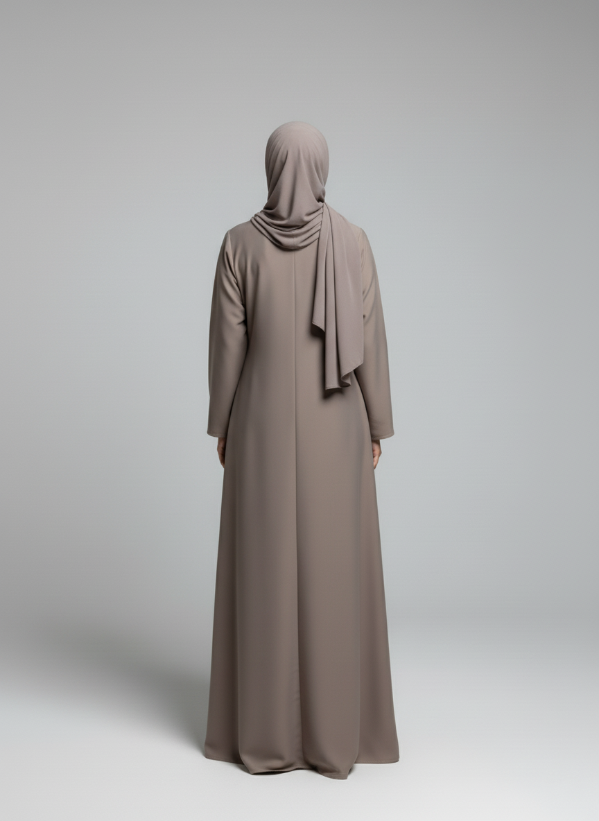 Beige Pullover Abaya