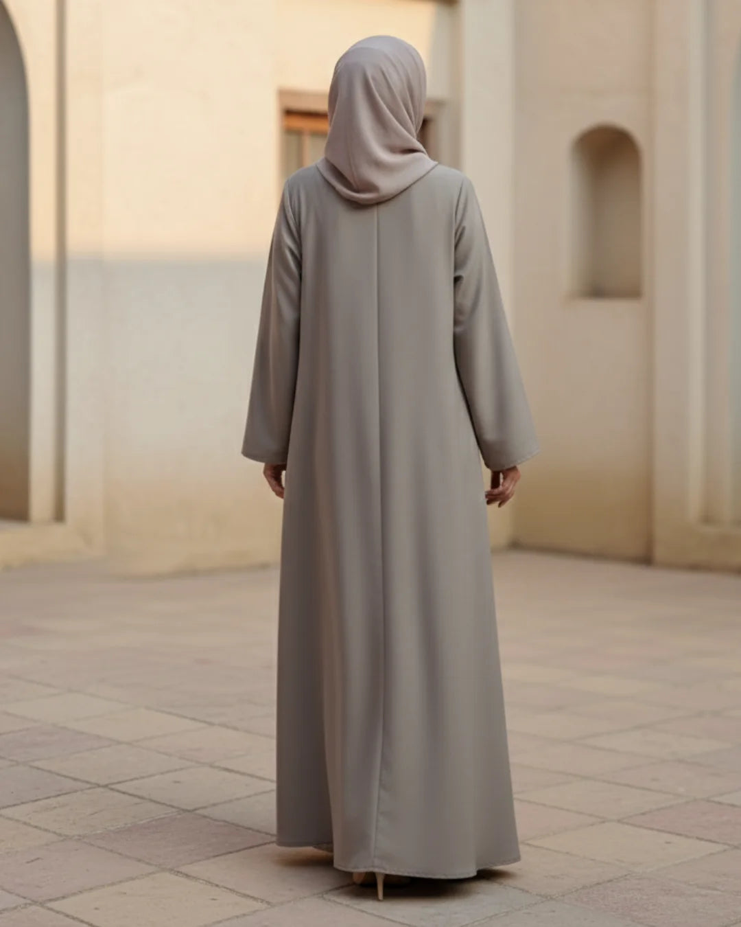 Kanwal Maxi Abaya - Beige